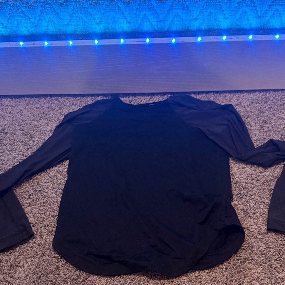 Lululemon Athletica Black Long Sleeve Shirt